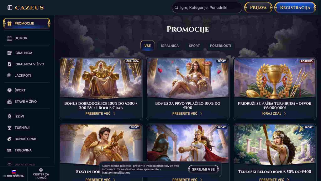 Cazeus Casino site 2026